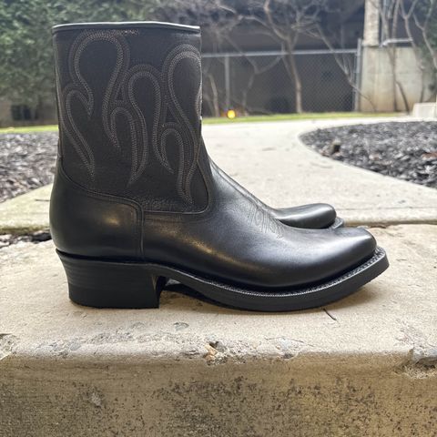 Rolling Dub Trio Loro Zip in Black Horse Front #1020 & Goat