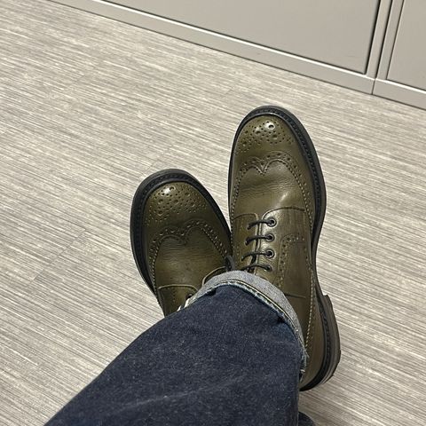 Tricker's Stow Country Boot in C.F. Stead Moss Kudu