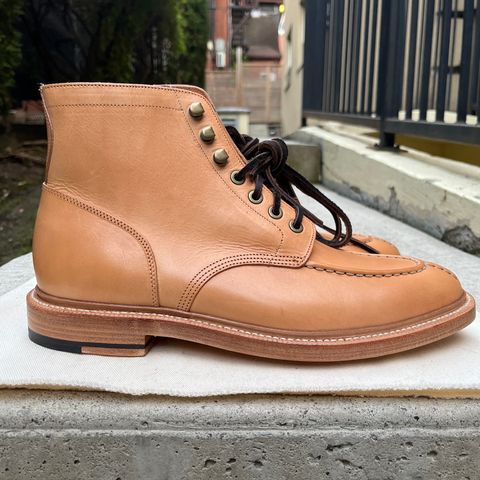 View photo of Grant Stone Ottawa Boot in Badalassi Carlo Natural Minerva