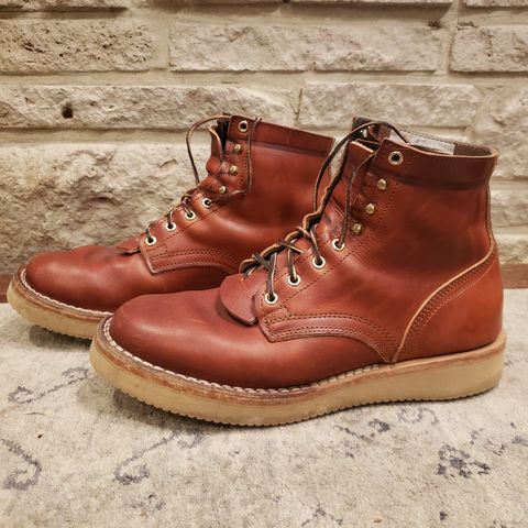 Nicks Free Range in Wickett & Craig Tan Oiled Latigo