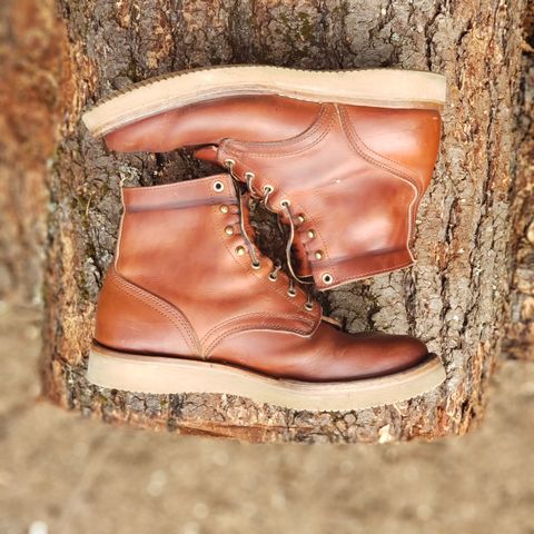 Nicks Free Range in Wickett & Craig Tan Oiled Latigo