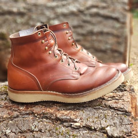 Nicks Free Range in Wickett & Craig Tan Oiled Latigo