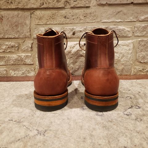 Truman Cap Toe Boot in Gallun Cognac Horse Rump