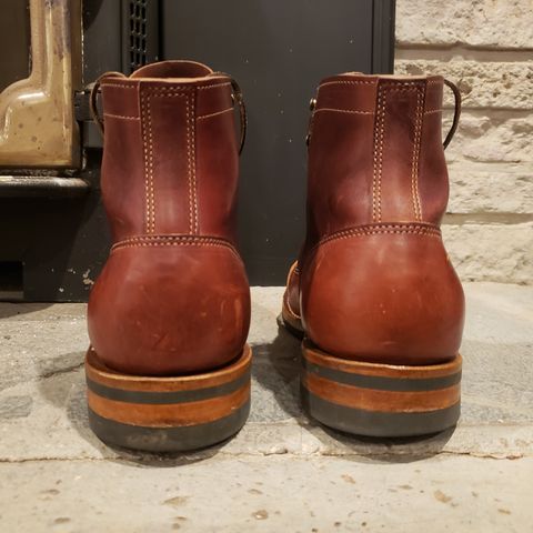 Truman Cap Toe Boot in Gallun Cognac Horse Rump