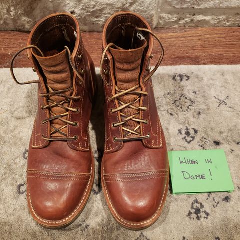 Truman Cap Toe Boot in Gallun Cognac Horse Rump