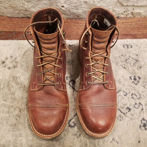 Truman Cap Toe Boot in Gallun Cognac Horse Rump