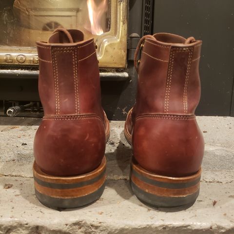 Truman Cap Toe Boot in Gallun Cognac Horse Rump