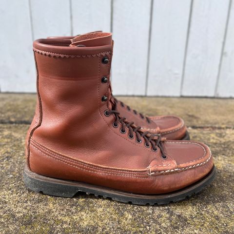Russell Moccasin Woodcock TLC in Richard Hoffmans Tan German Elk