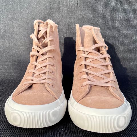 PF Flyers All American Hi Top in Blush Suede