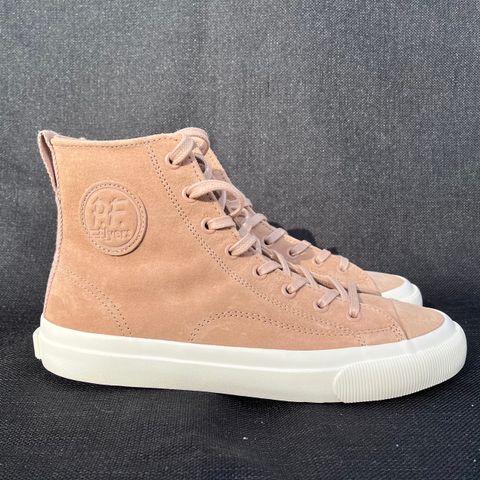 PF Flyers All American Hi Top in Blush Suede