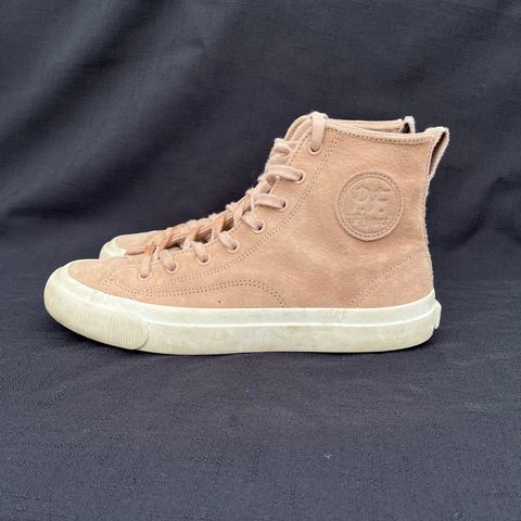 PF Flyers All American Hi Top in Blush Suede
