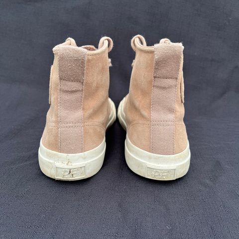 PF Flyers All American Hi Top in Blush Suede
