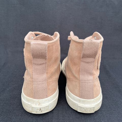 PF Flyers All American Hi Top in Blush Suede