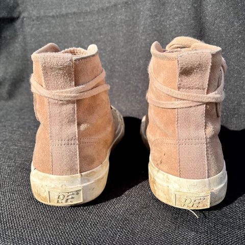 PF Flyers All American Hi Top in Blush Suede