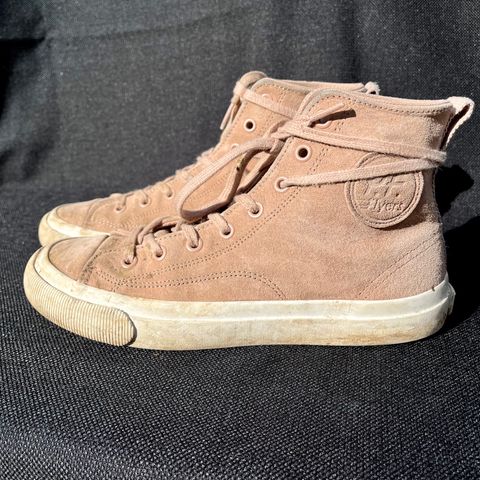PF Flyers All American Hi Top in Blush Suede