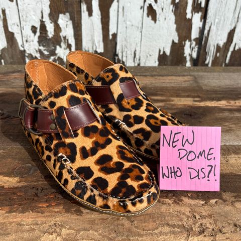 Quoddy Classic Ring Boot in Leopard Print Hair On Calf