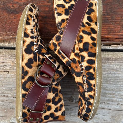 Quoddy Classic Ring Boot in Leopard Print Hair On Calf