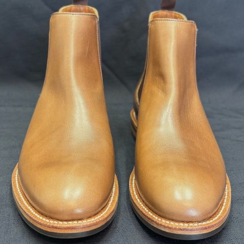 Grant Stone Chelsea Boot in Horween Dune Chromexcel