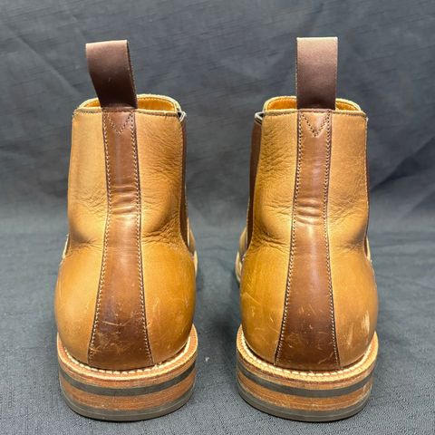 Grant Stone Chelsea Boot in Horween Dune Chromexcel