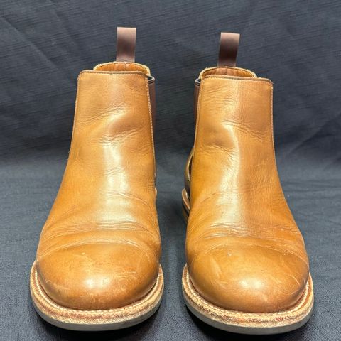 Grant Stone Chelsea Boot in Horween Dune Chromexcel