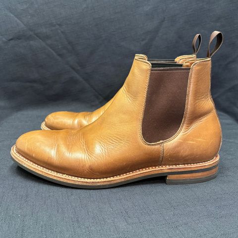 Grant Stone Chelsea Boot in Horween Dune Chromexcel