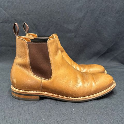 Grant Stone Chelsea Boot in Horween Dune Chromexcel