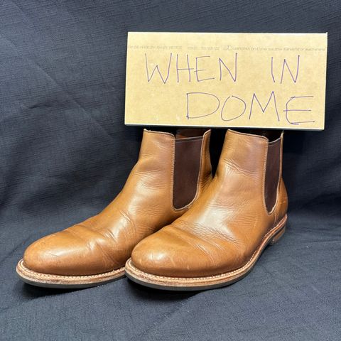 Grant Stone Chelsea Boot in Horween Dune Chromexcel