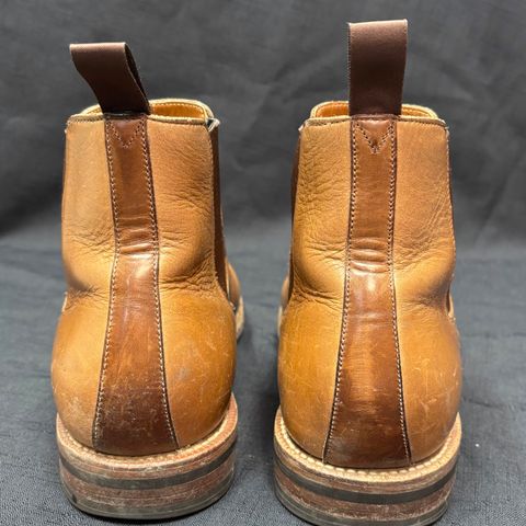 Grant Stone Chelsea Boot in Horween Dune Chromexcel