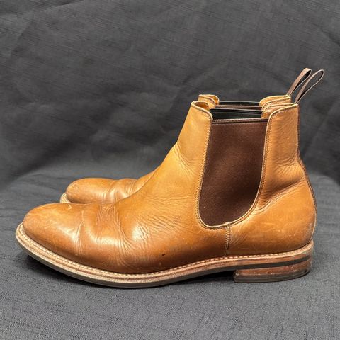 Grant Stone Chelsea Boot in Horween Dune Chromexcel