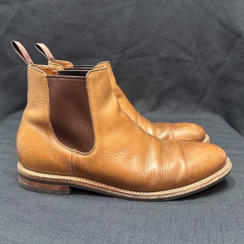 Grant Stone Chelsea Boot in Horween Dune Chromexcel