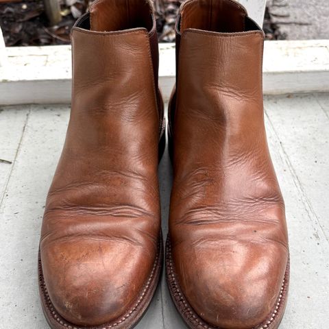 Grant Stone Chelsea Boot in Horween Dune Chromexcel