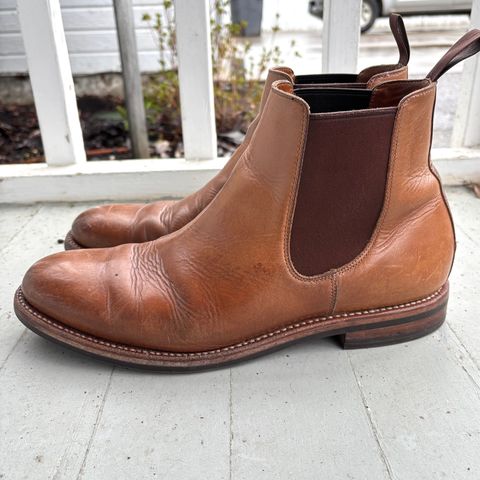 Grant Stone Chelsea Boot in Horween Dune Chromexcel