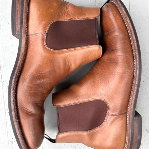 Grant Stone Chelsea Boot in Horween Dune Chromexcel