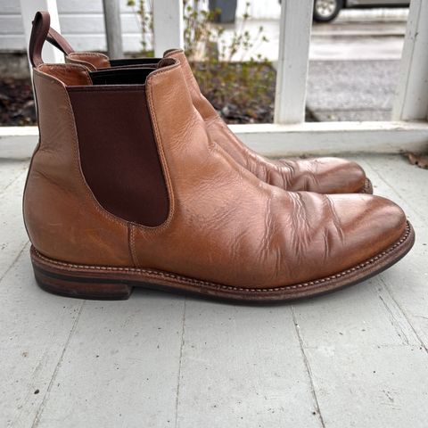 Grant Stone Chelsea Boot in Horween Dune Chromexcel
