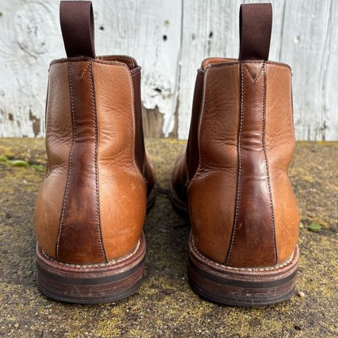 Grant Stone Chelsea Boot in Horween Dune Chromexcel