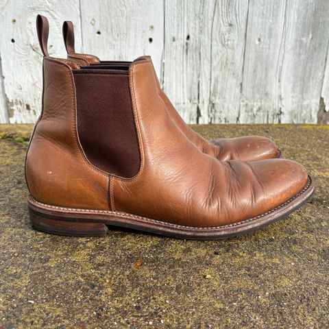 Grant Stone Chelsea Boot in Horween Dune Chromexcel