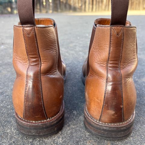 Grant Stone Chelsea Boot in Horween Dune Chromexcel