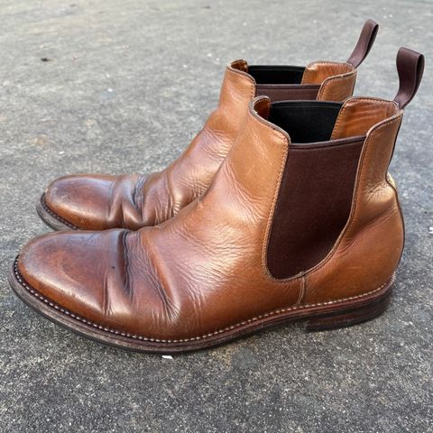 Grant Stone Chelsea Boot in Horween Dune Chromexcel