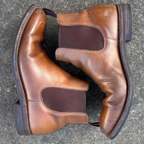 Grant Stone Chelsea Boot in Horween Dune Chromexcel