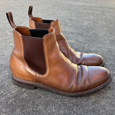 Grant Stone Chelsea Boot in Horween Dune Chromexcel
