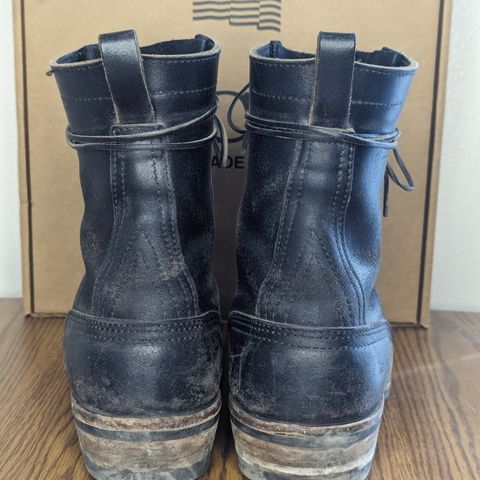 Nicks MTO in Horween Black Waxed Flesh