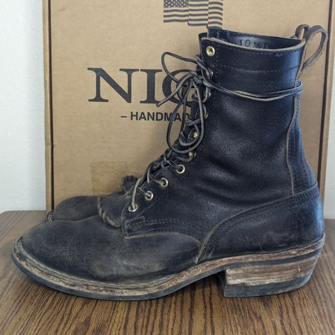 Nicks MTO in Horween Black Waxed Flesh