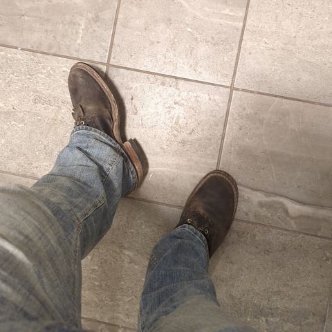 Nicks MTO in Horween Black Waxed Flesh