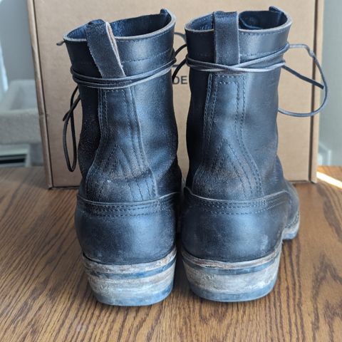 Nicks MTO in Horween Black Waxed Flesh