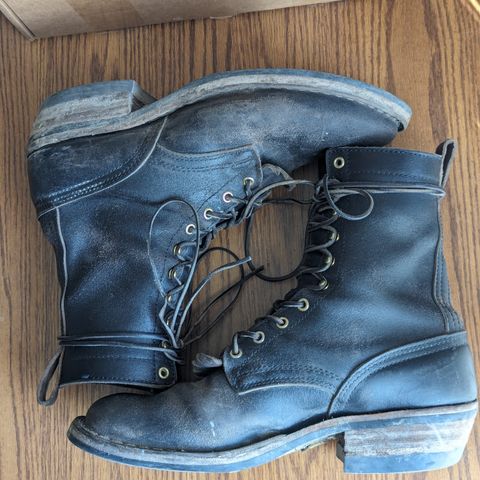 Nicks MTO in Horween Black Waxed Flesh