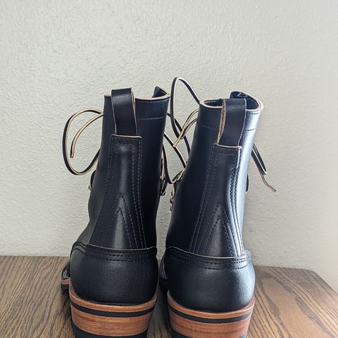 Nicks MTO in Horween Black Waxed Flesh