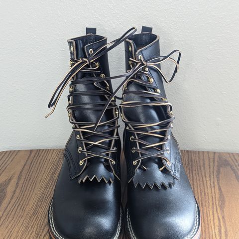 Nicks MTO in Horween Black Waxed Flesh