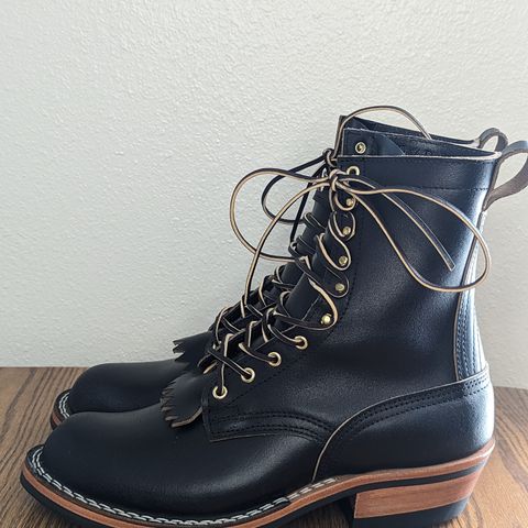 Nicks MTO in Horween Black Waxed Flesh