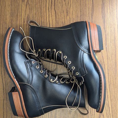 Nicks MTO in Horween Black Waxed Flesh
