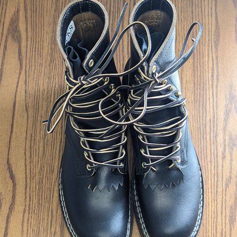 Nicks MTO in Horween Black Waxed Flesh